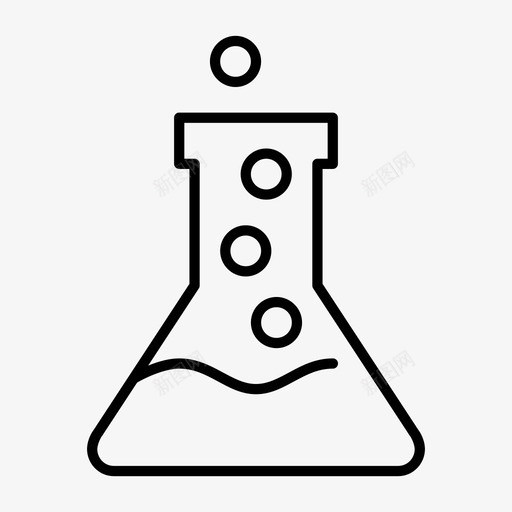 erlenmeyer烧瓶化学实验图标svg_新图网 https://ixintu.com erlenmeyer烧瓶 化学 实验 实验室 工具细间隙 科学