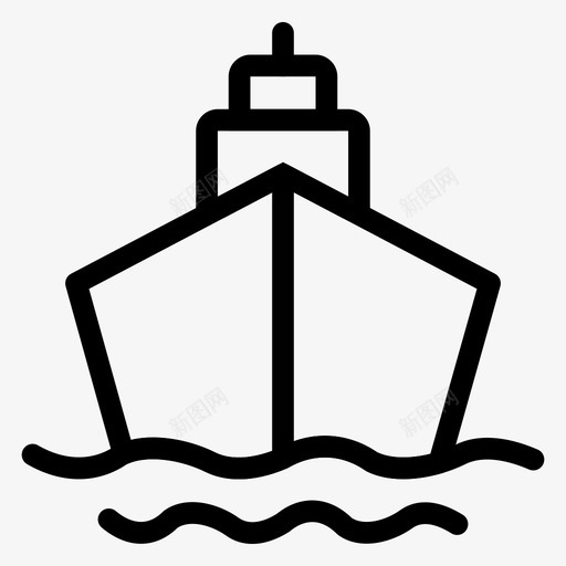 船舶汽车送货图标svg_新图网 https://ixintu.com 旅行 汽车 物流 船舶 车辆 运输线路图标 送货