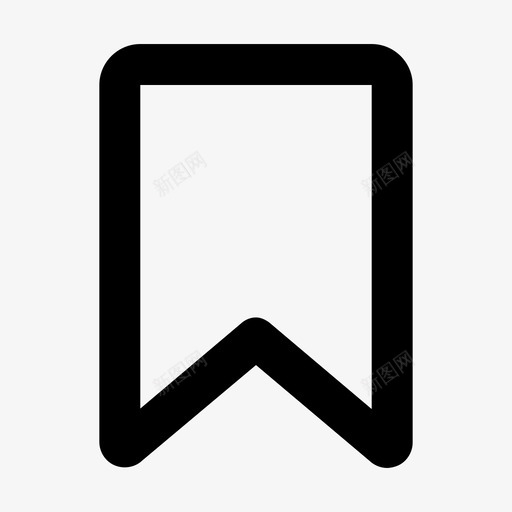 书签基本图标svg_新图网 https://ixintu.com 书签 基本图标