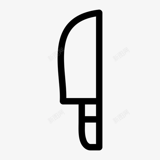 刀万圣节图标svg_新图网 https://ixintu.com 万圣节 刀