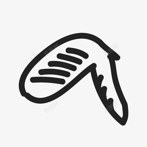 chicken wingsvg_新图网 https://ixintu.com chicken wing