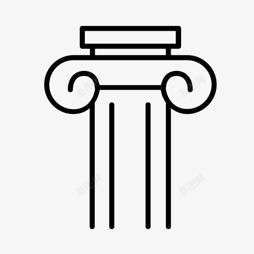 专栏建筑艺术图标svg_新图网 https://ixintu.com 专栏 创意 建筑 文化 艺术 艺术家