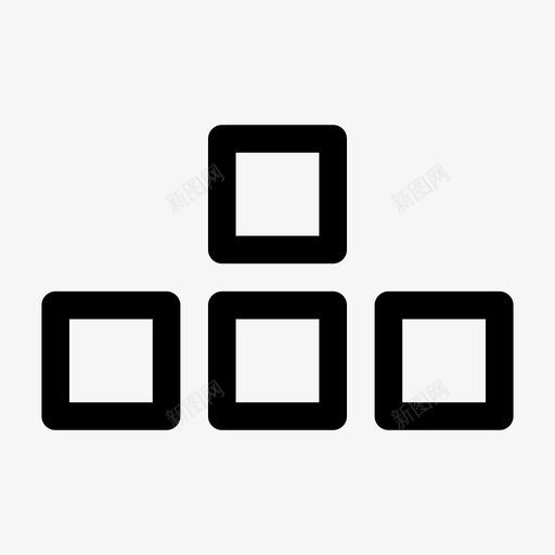 箭头键控制游戏图标svg_新图网 https://ixintu.com 控制 游戏 箭头键 纯线条 键盘