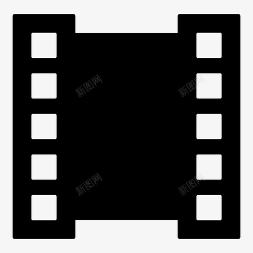 电影媒体负片图标svg_新图网 https://ixintu.com 媒体 播放视频 电影 负片