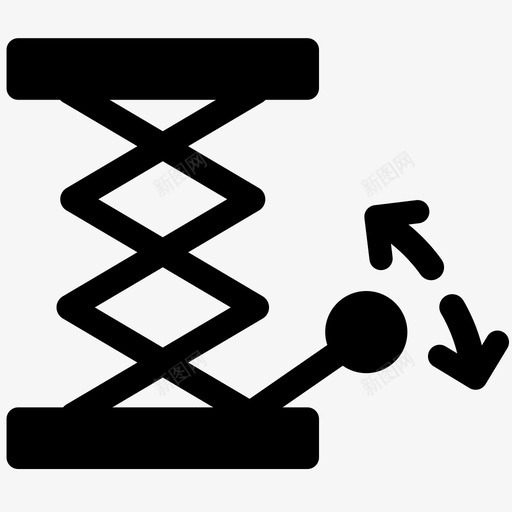 软管汽车千斤顶图标svg_新图网 https://ixintu.com 千斤顶 升降机 工具 汽车 汽车发动机仪表板灯固体风格 软管