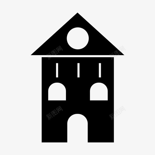 塔林建筑地标图标svg_新图网 https://ixintu.com 地标 塔林 建筑 旅游 纪念碑 首都世界地标符号