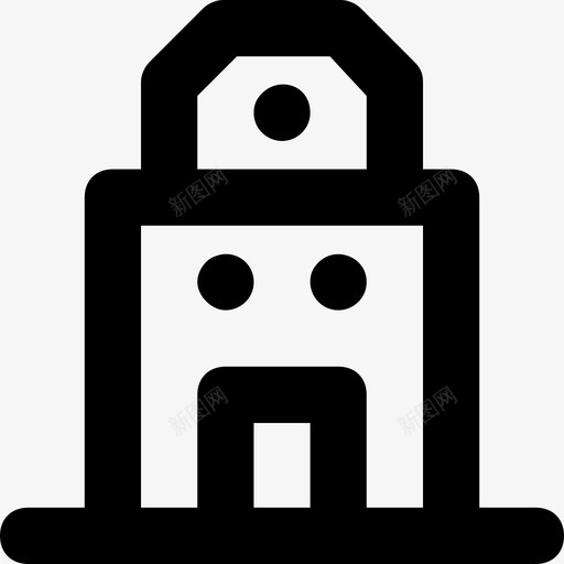 陵墓建筑地标图标svg_新图网 https://ixintu.com 地标 建筑 旅游和场所线条流畅的图标 清真寺 纪念碑 陵墓