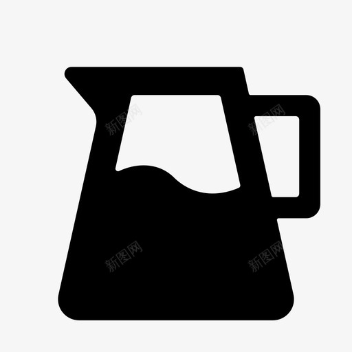 水壶陶器饮料图标svg_新图网 https://ixintu.com 器皿 水壶 陶器 食品饮料卷01 饮料