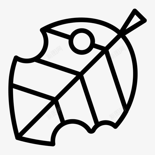 枯叶材料害虫图标svg_新图网 https://ixintu.com 害虫 材料 枯叶 游戏图标