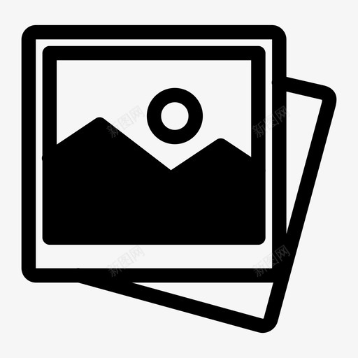 照片堆栈相册图库图标svg_新图网 https://ixintu.com 图库 图片 摄影 照片堆栈 相册