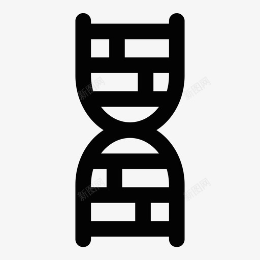 染色体生物dna图标svg_新图网 https://ixintu.com dna 人类 染色体 生物 遗传