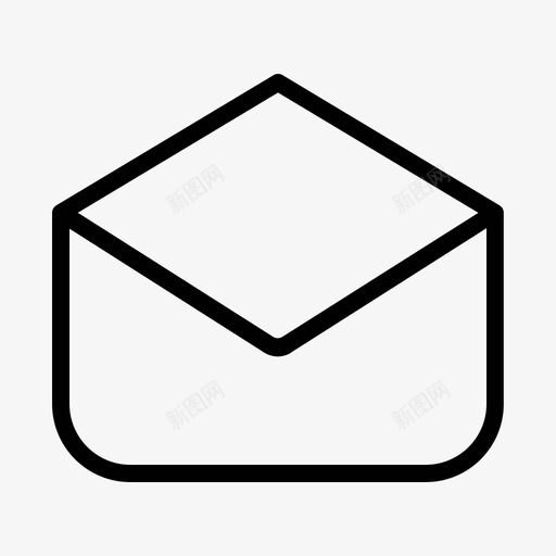 电子邮件信封新邮件图标svg_新图网 https://ixintu.com 信封 新邮件 未读 电子邮件 行图标
