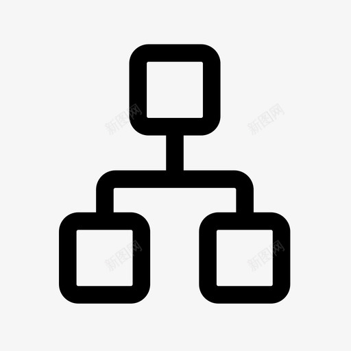 流程图层次结构组织图标svg_新图网 https://ixintu.com 共享 层次结构 流程 流程图 组织