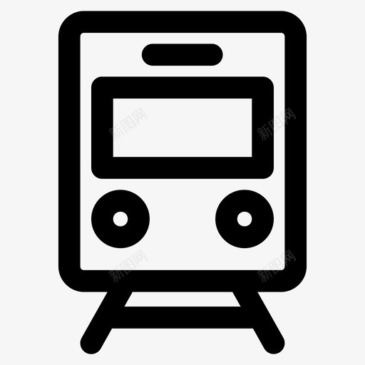 地铁机车火车图标svg_新图网 https://ixintu.com 交通 地下 地铁 大胆 机车 火车