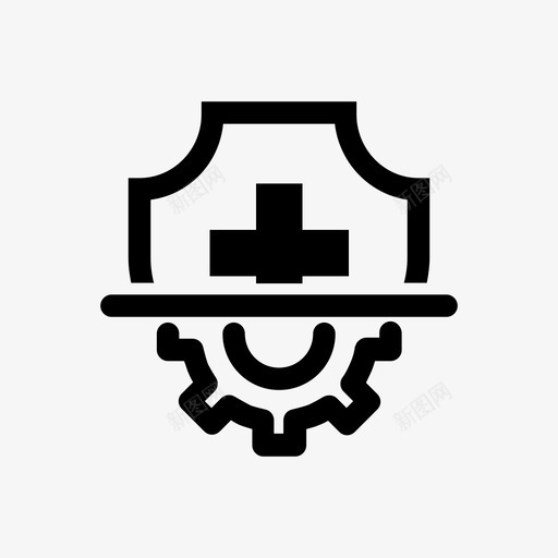 医疗保险设置固定装置安装图标svg_新图网 https://ixintu.com 偏好 医疗保险设置 固定装置 安装