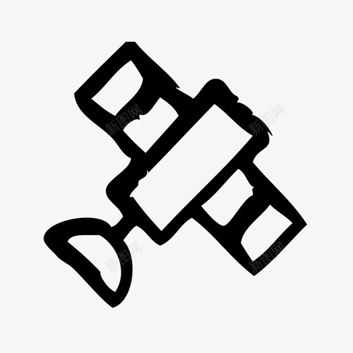 卫星广播新闻图标svg_新图网 https://ixintu.com 卫星 广播 播客 新闻 新闻广播 概略 电视