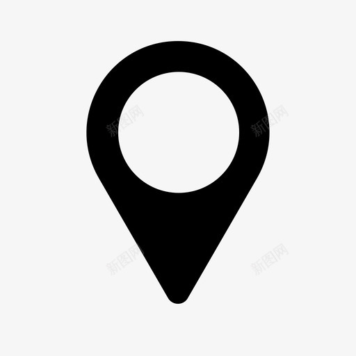地图图钉gps定位图标svg_新图网 https://ixintu.com gps 位置标记 位置跟踪器 地图图钉 定位 收藏夹集