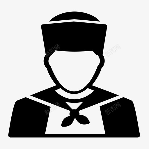 水手领航员资料图标svg_新图网 https://ixintu.com 人员 水手 用户 船上 资料 领航员
