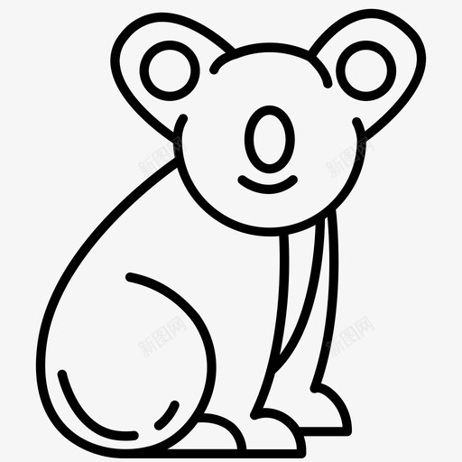 考拉动物丛林图标svg_新图网 https://ixintu.com 丛林 动物 考拉 考拉收藏