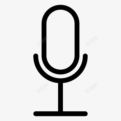 麦克风广播唱歌图标svg_新图网 https://ixintu.com 功能 唱歌 声音输入 广播 录音机 麦克风