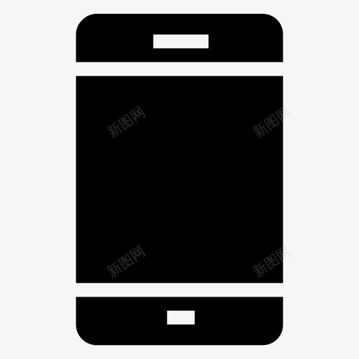 手机iosiphone图标svg_新图网 https://ixintu.com ios iphone 手机 智能手机 移动功能字形