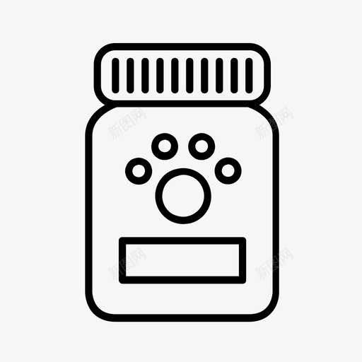 宠物食品狗粮宠物用品图标svg_新图网 https://ixintu.com 宠物 宠物用品 宠物食品 狗粮