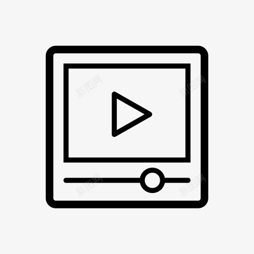 视频广告广告图标svg_新图网 https://ixintu.com 广告 视频广告