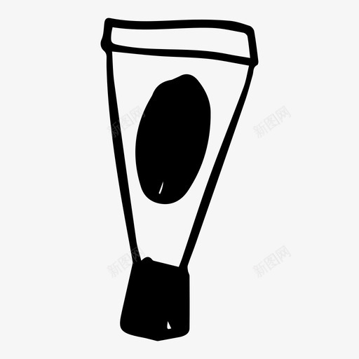 奶油管图标svg_新图网 https://ixintu.com 奶油 管