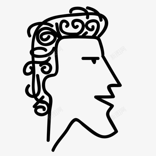 人物卡通脸图标svg_新图网 https://ixintu.com 人物 卡通 脸