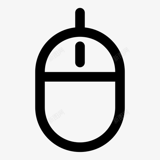 鼠标计算机光学图标svg_新图网 https://ixintu.com 光学 指针 滚动 用户界面 计算机 鼠标