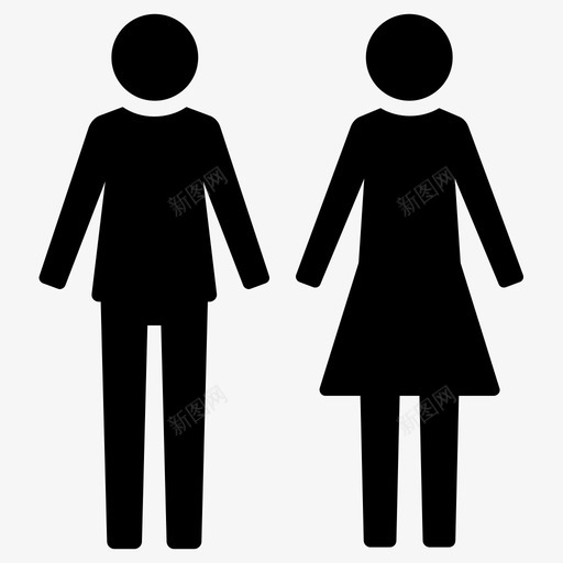 人成年人夫妻图标svg_新图网 https://ixintu.com 人 夫妻 女人 成年人 男人