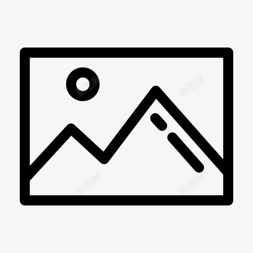图像风景摄影图标svg_新图网 https://ixintu.com 图像 图片 摄影 风景