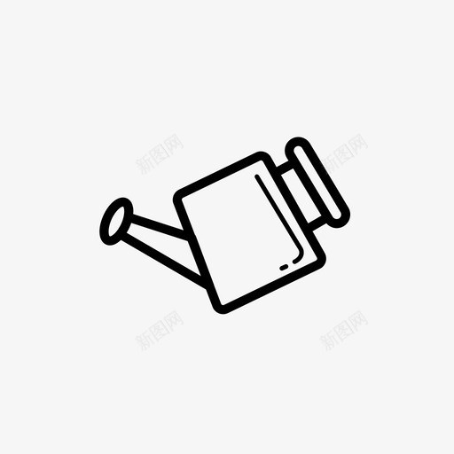 园丁03浇水罐图标svg_新图网 https://ixintu.com 园丁03 浇水罐
