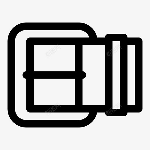 皮带配件磨损图标svg_新图网 https://ixintu.com 皮带 磨损 纯线条 配件