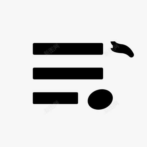 音乐播放列表媒体控制媒体列表图标svg_新图网 https://ixintu.com 媒体列表 媒体控制 播放器控制 音乐控制 音乐播放列表 音乐播放器控制