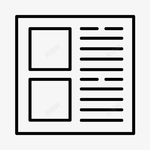 博客企业家新闻图标svg_新图网 https://ixintu.com 企业家 博客 媒体 新闻