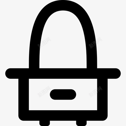 镜子卧室家具带镜子的梳妆台图标svg_新图网 https://ixintu.com 卧室家具 带镜子的梳妆台 电器和家具4像素行程48x48像素 镜子