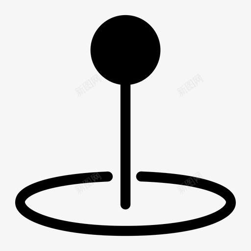销板销gps销图标svg_新图网 https://ixintu.com gps销 地图销 定位销 板销 销