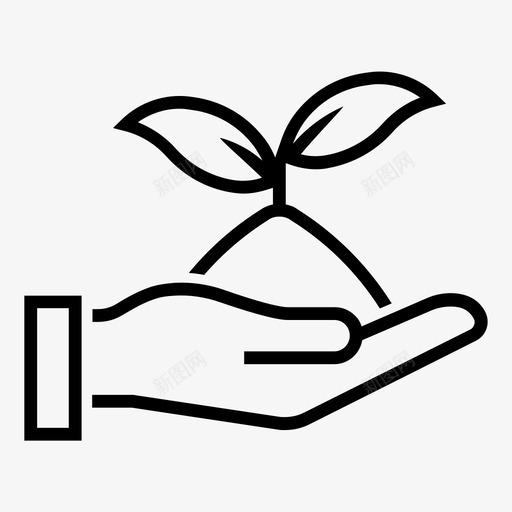 农业收获植物图标svg_新图网 https://ixintu.com 农业 收获 植物 苗木