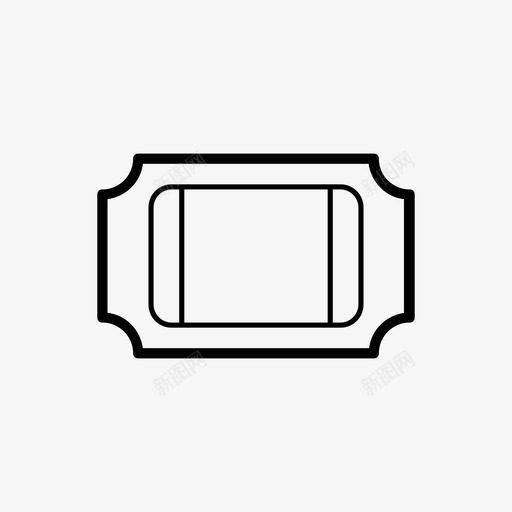 入场券图标svg_新图网 https://ixintu.com 入场券