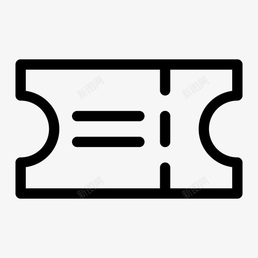 门票音乐会门票活动图标svg_新图网 https://ixintu.com 抽奖票 活动 电影票 经济舱 门票 音乐会门票