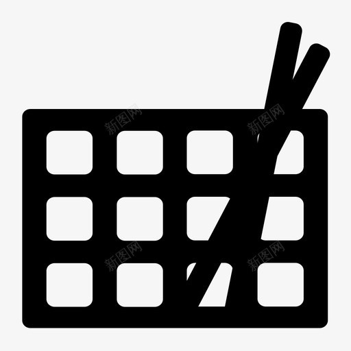 刀架筷子架svg_新图网 https://ixintu.com 刀架筷子架