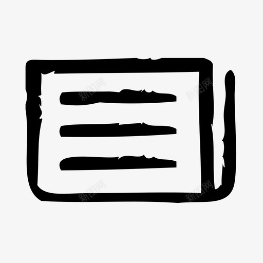 报纸广播新闻广播图标svg_新图网 https://ixintu.com 广播 报纸 播客 新闻广播 电视 速写