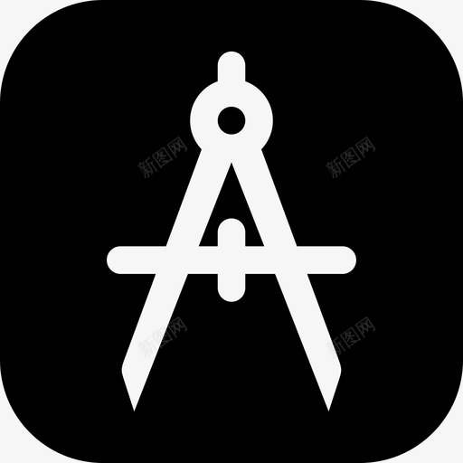 应用开发绘图罗盘图标svg_新图网 https://ixintu.com 应用 开发 绘图罗盘