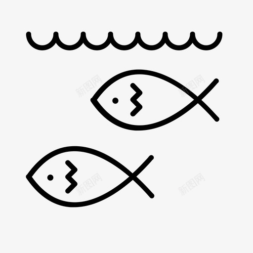 钓鱼探险航海图标svg_新图网 https://ixintu.com 探险 航海 钓鱼