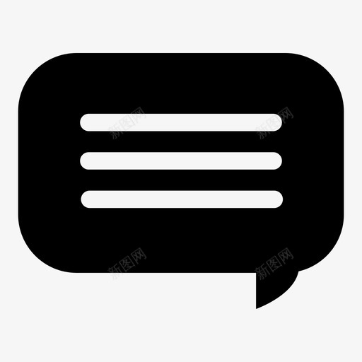 留言聊天语音泡泡图标svg_新图网 https://ixintu.com 留言 聊天 语音泡泡