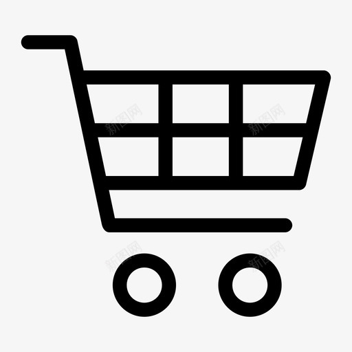 购物车用户界面图标svg_新图网 https://ixintu.com 用户界面 购物车
