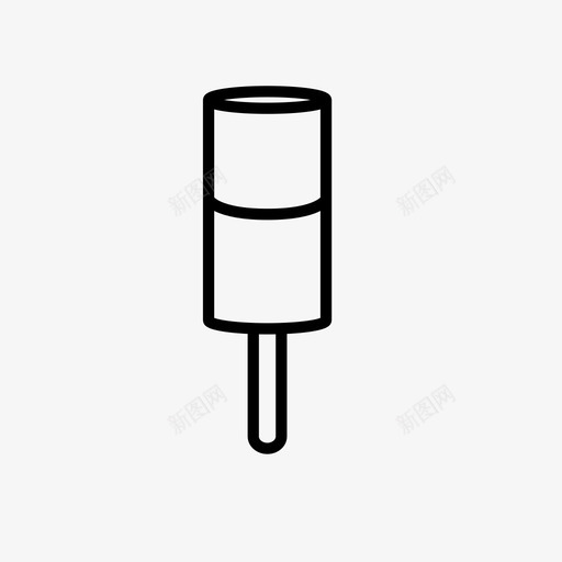 冰棒水果冰淇淋棒图标svg_新图网 https://ixintu.com 冰棒 冰淇淋棒 水果 糖果 食品