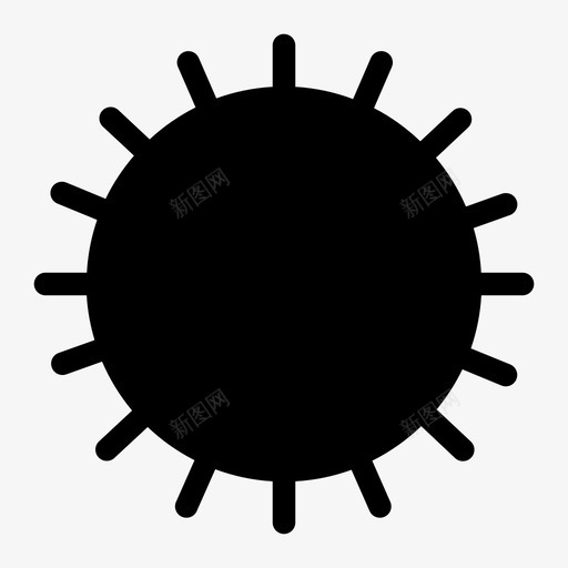 细菌疾病微生物图标svg_新图网 https://ixintu.com 微生物 疾病 病毒 细菌