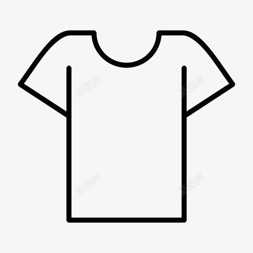 t恤服装时装图标svg_新图网 https://ixintu.com t恤 时装 服装